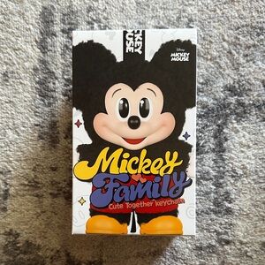 POP MART Mickey Family Cute Together Keychain – Single Box – 100% Authentic